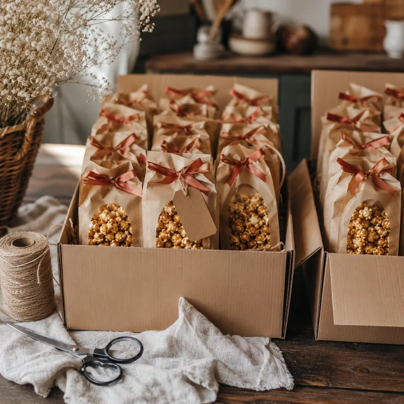 Bulk popcorn order for an event